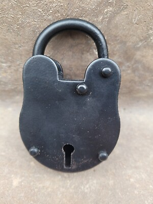 #ad Antique Look Iron Lock With Keys 3.25quot; Iron Jailer Padlock with Keys