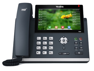#ad Yealink SIP T48S 7 Optima Gigabit 16 Line IP Phone Black