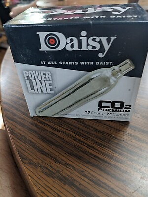 #ad Daisy Powerline Premium CO2 Cylinders 12 Gram 15 Count
