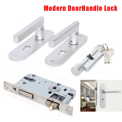 #ad Safe Privacy Entry Door Locks Set Security Lever Mortise Aluminum Handle Lock
