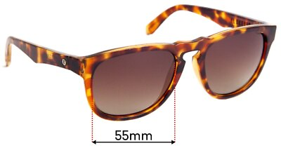 #ad SFx Replacement Sunglass Lenses fits Electric Leadfoot 55mm Wide