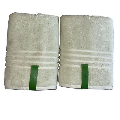 #ad Kate Spade New York Honeydew Green Bath Towels Set Of 2 NEW