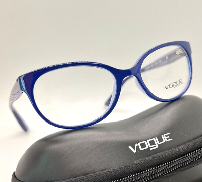 #ad VOGUE VO 2787 2278 Women Optical Eyeglasses 51 16 140mm Blue 100% Authentic