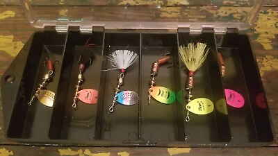 #ad Unused Mepps Killer Kit of 6 3 size 0 3 size 1 panfish trout
