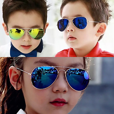 #ad Fashion Baby Boys Kids Sunglasses Pilot Style Brand Design Children Sun Glasses