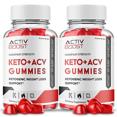 #ad Activ Boost ACV Keto Gummies Activ Boost Gummies Maximum Strength 2 Pack