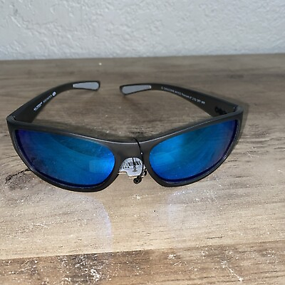 #ad Foster Grant Sunglasses All Terrain Polarized 100% UVA UVB Gray Plastic