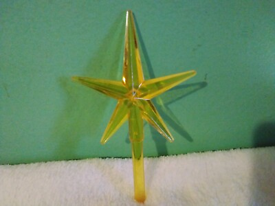 #ad Large Gold Star with Rounded Tips for Ceramic Christmas Tree Topper . 3 16quot; Stem