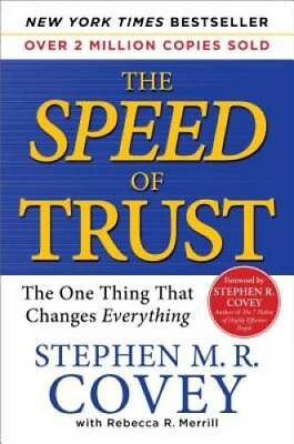 #ad The SPEED of Trust: The One Thing that Changes Everything Hardcover GOOD $4.01