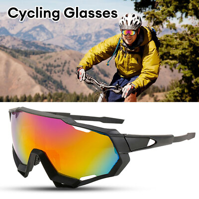 #ad UV400 Polarized Sports SunglassesOutdoor Cycling Driving Fishing Glasses Goggle