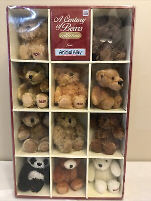 #ad 2000 Animal Alley A Century of Bears Collection Plush Teddy Bear Toys R Us