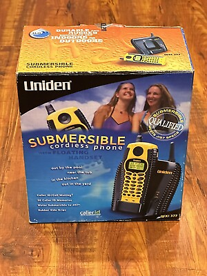 #ad Uniden WXI377 Submersible 900MHz Cordless Waterproof Floating Home Phone