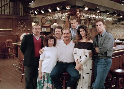 #ad Kirstie Alley with Cast of Cheers TV Show Picture Photo Print 8quot;x10quot;