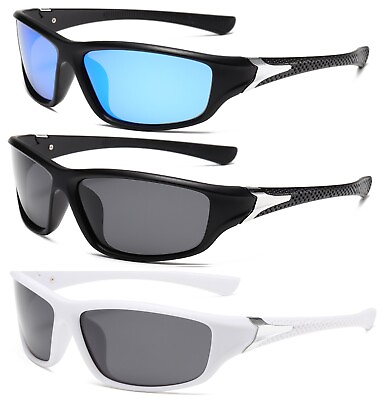 #ad 1PK Men Sport Sunglasses Polarized for Cycling Fishing Running Golf Driving Work