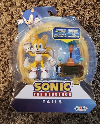 #ad Jakks Pacific Sonic the Hedgehog TAILS with Miles Electric 4in Figure NIB