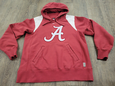 #ad Alabama Crimson Tide Nike Hoodie Size Small Red Authentic Sweatshirt