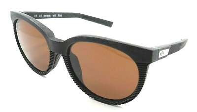#ad Costa Del Mar Sunglasses Victoria Net Gray w Gray Rubber Copper 580G Glass $155.00