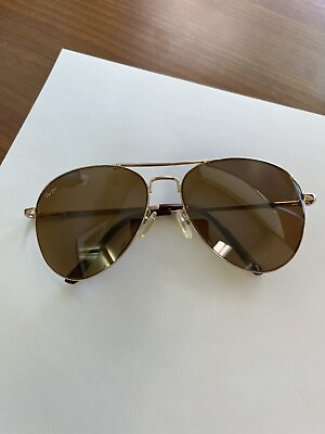 #ad Ray Ban Aviator Frames Only CD918 W747 Lens W 56mm Bridge 15mm Temple 132mm