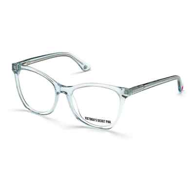 #ad Victoria#x27;s Secret PK5007 084 Clear Blue Cat Style Eyeglasses Frame 53 17 135 VS