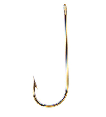 #ad Mustad 37363 Gold Extra Fine Wire Aberdeen Hook Crappie Bluegill amp; Panfish Hook