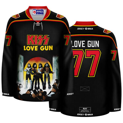 #ad KISS Love Gun SUB Hockey Jersey $149.95