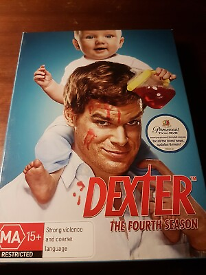 #ad Dexter : Season 4 Series Rare Aus Stock DVD Excellent Condition