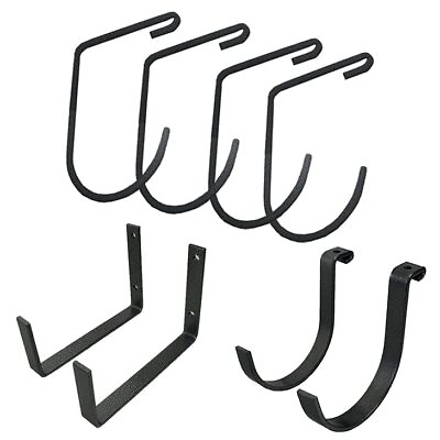 #ad Overhead Rack Hooks for Hanging from Ceiling Rack and Wall Shelving Deck Hea...