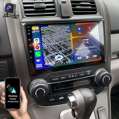 #ad For 2007 2011 Honda CRV Android 12.0 Carplay Car Stereo Radio GPS Navi WIFI BT U