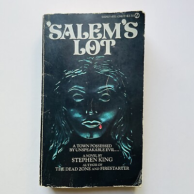 #ad SALEM#x27;S LOT Signet 1st edition 1976 Stephen King HORROR Paperback Good Conditi