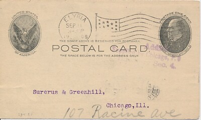 #ad Western Automatic Machine Screw Co. 1905 Postal card Elyria Ohio Supplied Chicag
