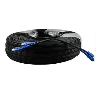 #ad 50M Outdoor SC SM Duplex FTTH Drop Patch Cord SC G657 Fiber Optic Cable 778