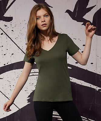 #ad Women#x27;s Soft 100% Organic Cotton T Shirt NWOT