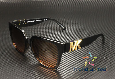 #ad MICHAEL KORS MK2170U 390818 Karlie Black Orange Gradient 54mm Women#x27;s Sunglasses