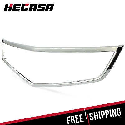 #ad HECASA Chrome Grille Trim Grill For Acura TSX 2006 08 For AC1210108 71122SECA02