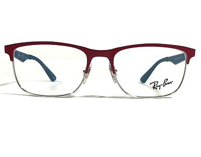 #ad #ad Ray Ban Kids Eyeglasses Frames RB1052 4058 Blue Red Silver Square 47 15 130