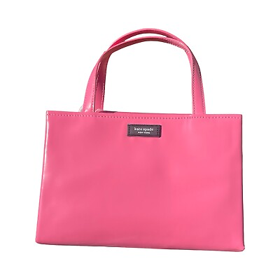 #ad Brand New Kate Spade Pink Sam Icon Leather Small Tote