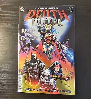 #ad Dark Nights Death Metal #1 Embossed FOIL Capullo 1st print A 2020 NM DC Comics