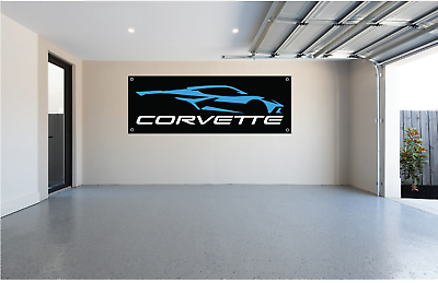 #ad C8 Corvette Banner Multiple Colors available