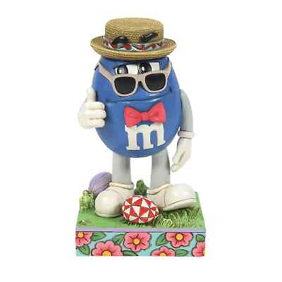 #ad Jim Shore Mamp;M#x27;S BLUE CHARACTER WITH BOWTIE amp; HAT IT#x27;S EASTER DUDE 6014811 NEW