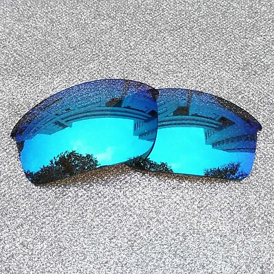 #ad Ice Blue Polarized Replacement Lenses For Oakley Flak Jacket Frame $9.59