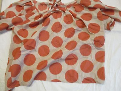 #ad Womens red polka dot blouse top $15.75