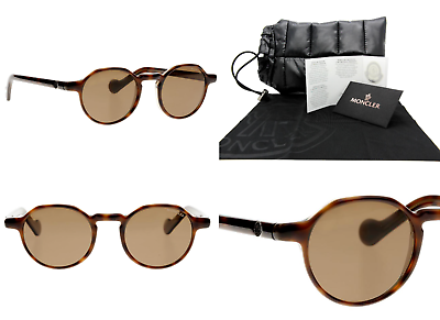 #ad Moncler eyewear Sunglasses Acetate Round ML0074 Sunglasses Glasses New