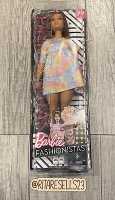 #ad 2017 Barbie Fashionistas 77 Doll Curvy NRFB FJF42 Damaged Box