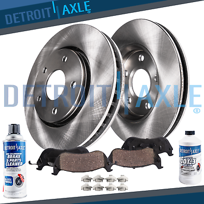 #ad REAR Disc Rotors Brake Pads for 2006 2010 2011 Buick Lucerne Cadillac DTS $81.38