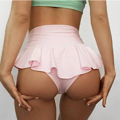 #ad Plus Size Women Sports Skort Yoga Gym Running Shorts Butt Lift Mini Skirt Dress