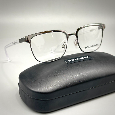 #ad Dolce amp; Gabbana DG 1302 04 Eyeglasses w Case Gunmetal 53 17 140mm Original 100%