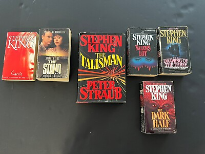 #ad Lot of 6 Stephen King Horror Hardcover the Talisman Paperback The Stand amp; More