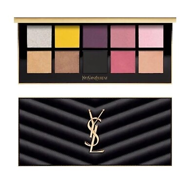 #ad YSL Yves Saint Laurent Couture Clutch 10 Colour Eyeshadow Palette. 1 Paris. NEW