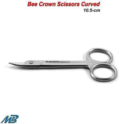 #ad Surgical Curved Head Medical Scissors Dental Crown Scissors Ligature Wire Tools