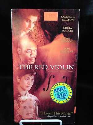 #ad VHS Tape The Red Violin Samuel L. Jackson Greta Scacchi